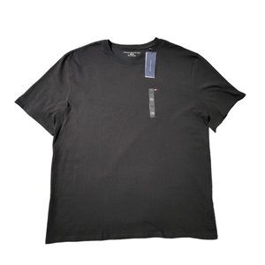 Men's Tommy Hilfiger Logo Black Crewneck T-shirt Short Sleeves Size 2XL‎